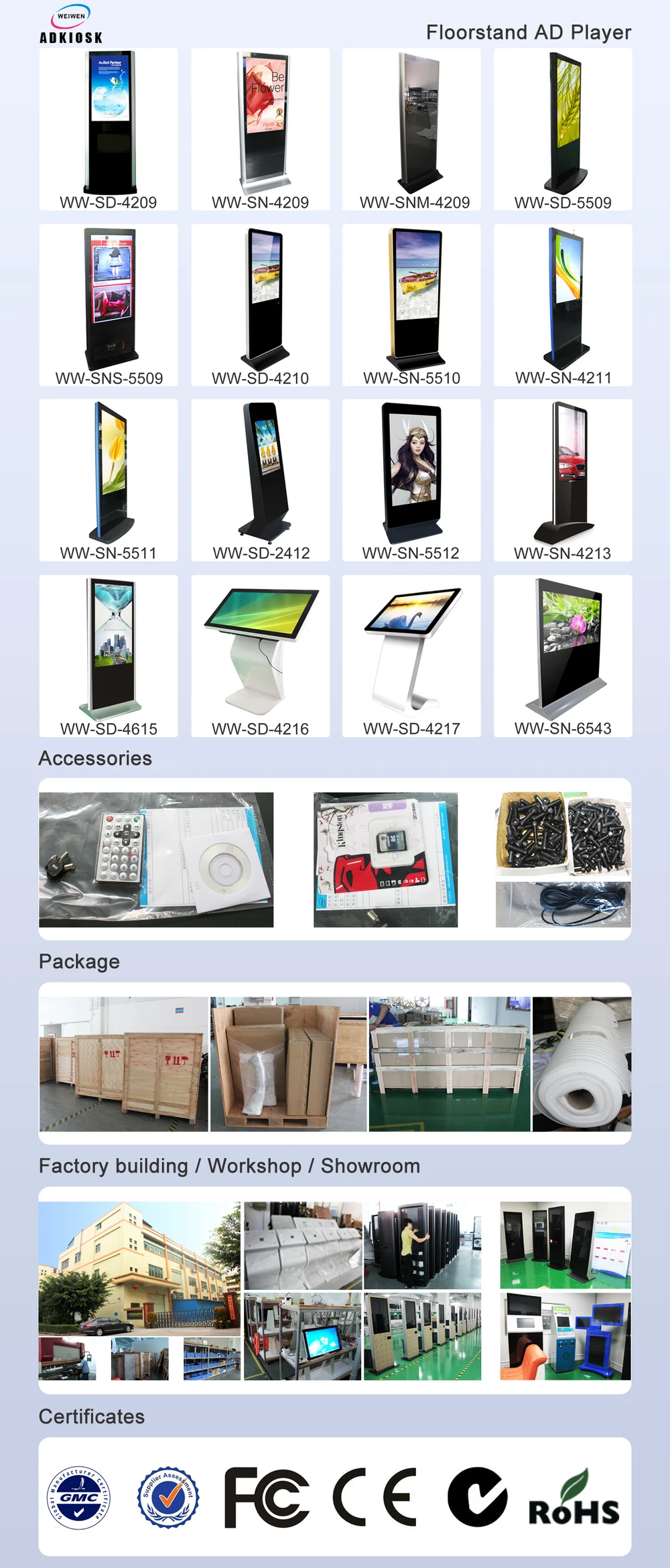 Floorstand AD Player