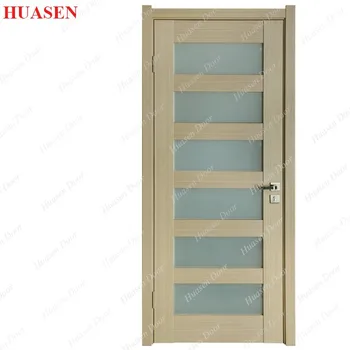 Smooth 6 Panel Smoked Glass Design Interior Door Buy Smoked