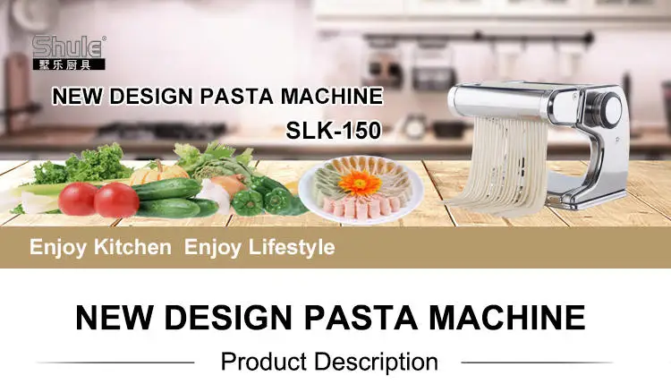 Shule New Design Stainless Steel Manual Pasta Making Machine with Single Cutter