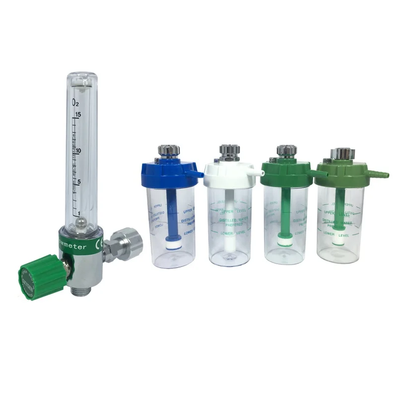 High Air Tightness Oxygen Flowmeter With Humidifier Buy Abs And Pc