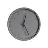 Plain concrete luxury wall decorative bare concrete large wall clock