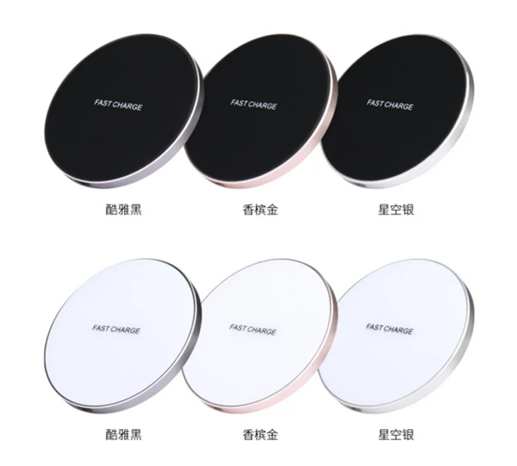 Wireless Charger Qi Certified 7.5W Wireless Charging for iPhone XS MAX/XR/XS/X/8/8 + 10W for Samsung Galaxy S8 S8 + S9 S9+ S10
