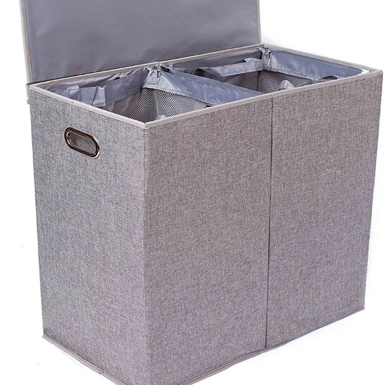 laundry basket separate compartments