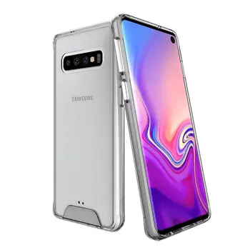 S10 Clear Pc+tpu Phone Case Cover,For Samsung Galaxy S10 Transparent