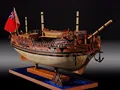 The classic warships model kits 1 30 HMS Royal Caroline 1749 wood battle ship British Royal