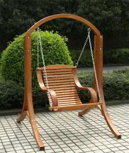 Outdoor Two Seater Wooden Garden Swing For Adults Wooden Swing Frame Wooden Swing And Stand Odf108