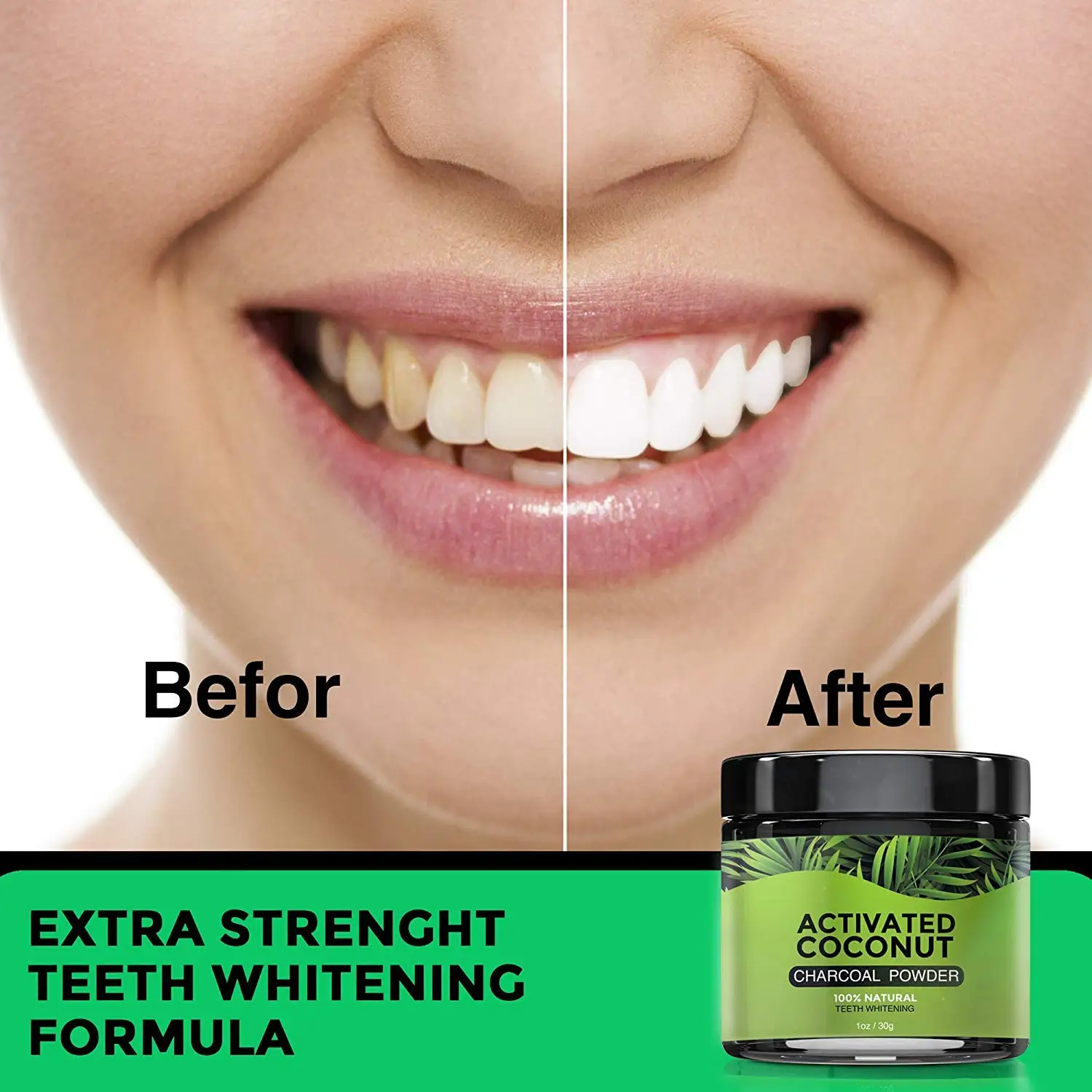 Instant teeth whitening strips