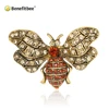 new fashion bee brooch pin crystal bee brooch