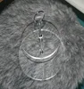 Flash square adn round acrylic cake stand
