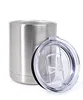 10 oz Stainless Steel Vacuum Insulated Spill Proof Clear Lid Lowball Tumbler Flash Traveler Mug