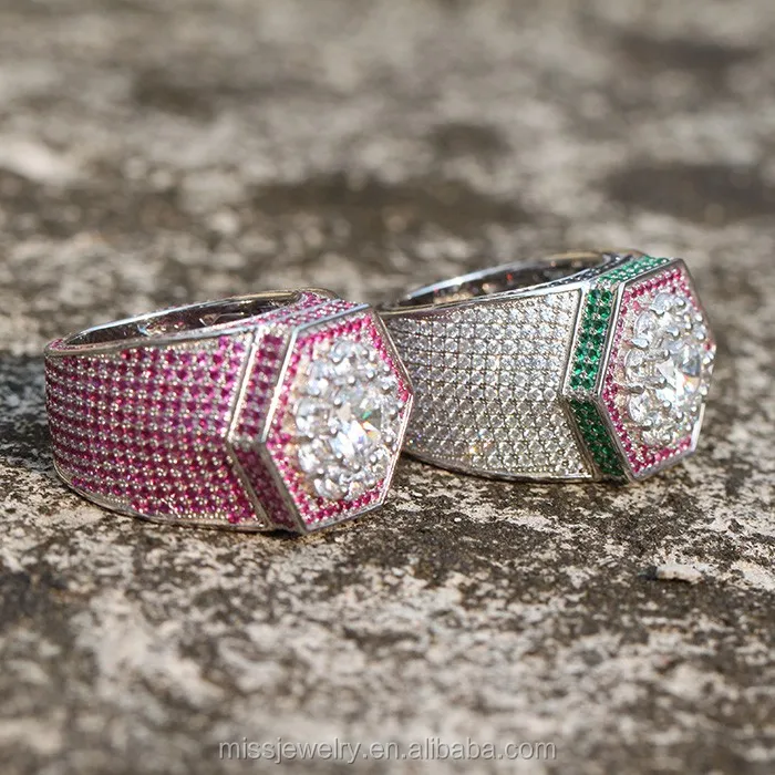 Latest Design 925 Silver Diamond Drill Bit Engagement Ring,Diamond Ring