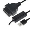 12V/24V 9V/36V Input 5V 2.1A Output Micro USB to OBD 2 II Video Camera Recorder OBD Charging Cable