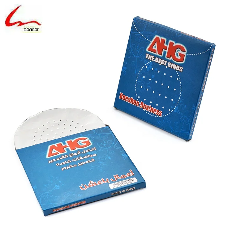 
Connr Round Aluminum Puncher Hookah Foil With Holes In Sheets And Rolls for Shisha Smoking 