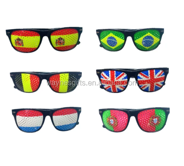2018 World Cup England Football Fans Glasses England Fan Flag Glasses