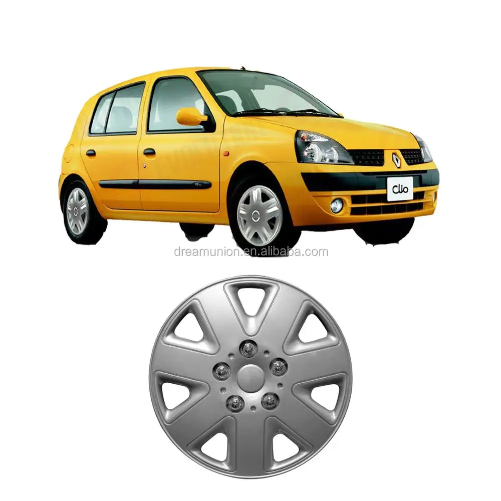 14" Set Of Car Wheel Trims Hub Caps Plastic Covers Set Of 4 Silver Universal Hurricane Buy Car