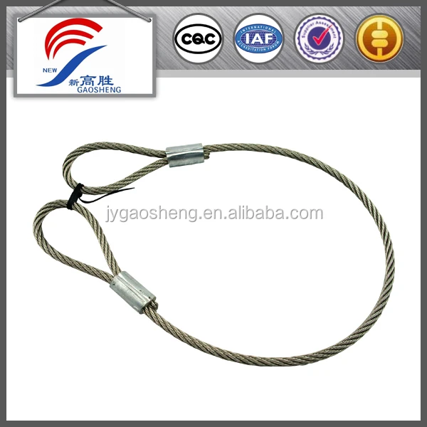 Galvanized Steel Rigging Wire Cable Sling With Eye Loop End Buy Wire