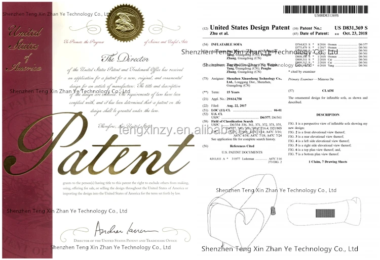 2018 amazon top seller wekapo inflatable lounger outdoor camping lazy air lounger sleeping bags