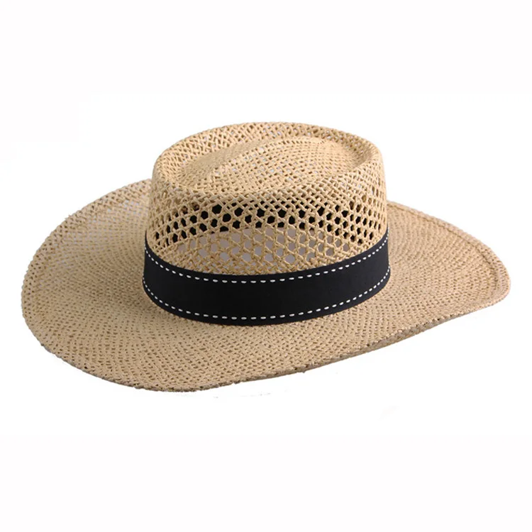 Jakijayi Oem Design Flat Top Cowboy Hat Buy Cowboy Hat,Straw Hat,Cowboy Hard Hat Product on