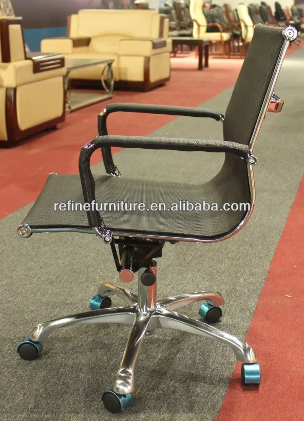 High Quality Ergonomic Mesh Armless Desk Chair For Hotel Guest Room Rf
