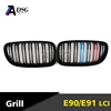E90 E91 LCI Front bumper ABS grill matte M color Tri grille 2008 - 2011