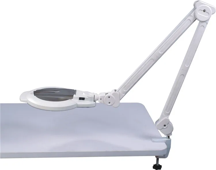 Folding loupe lamp magnifier skin inspection magnifying glass for beauty salon