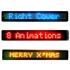 led electronic moving message sign 7 x 80 pixels