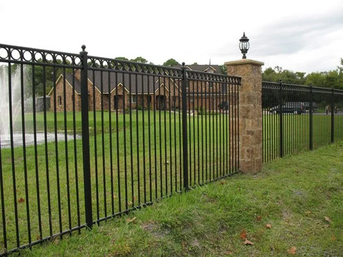 hot sale wrought iron fence euro fence for small flora gardens