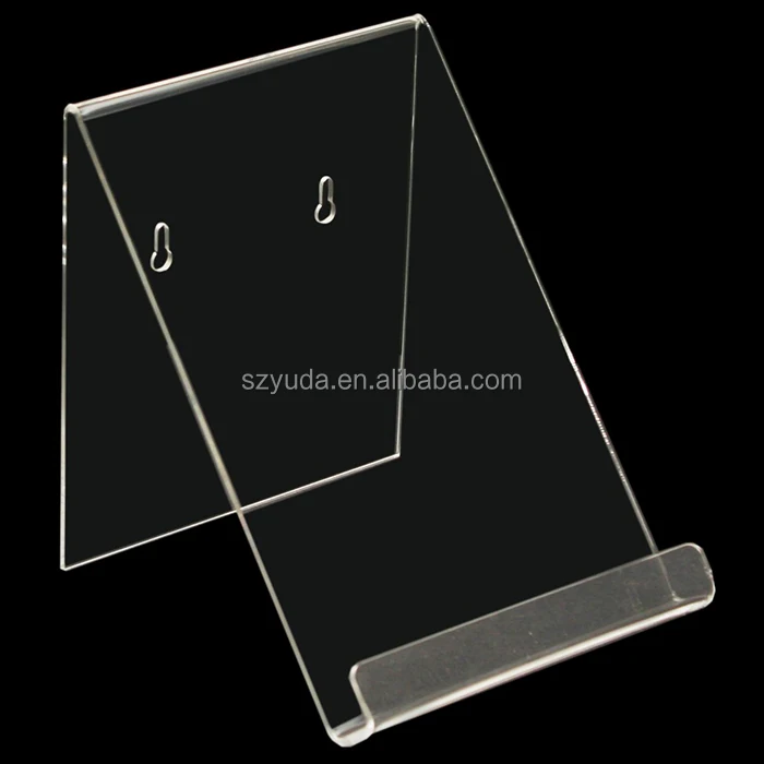 Acrylic Curve Upright 3mm Tablet Support Transparent Plexiglass 7.9