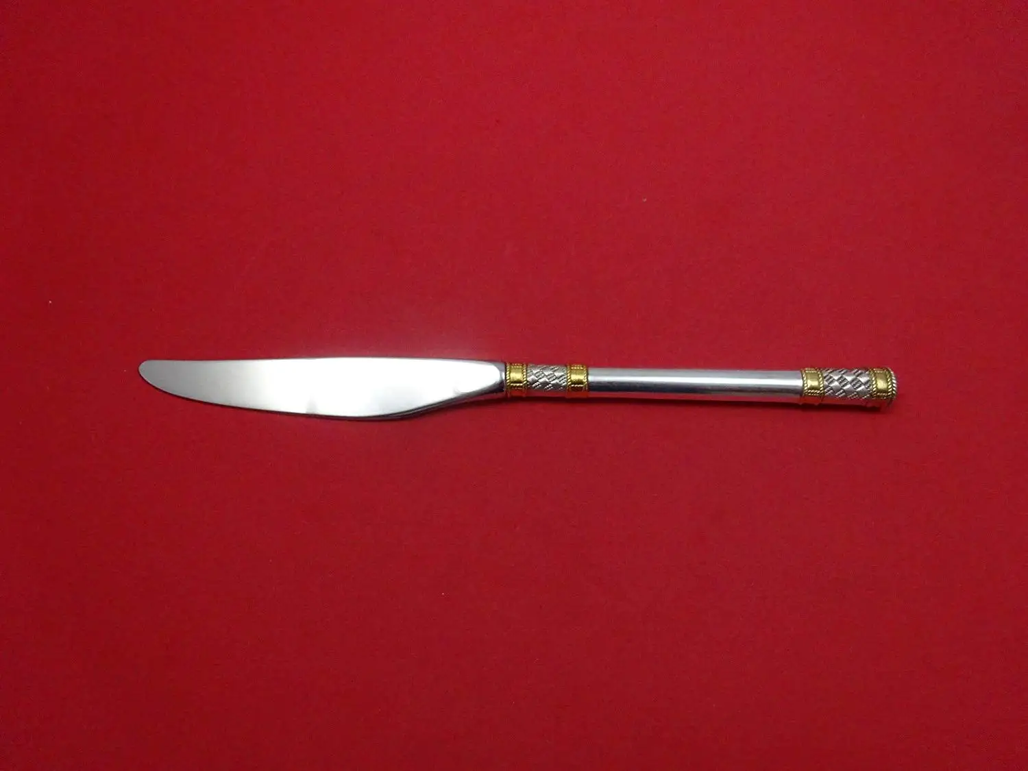 Aegean Weave Gold By Wallace Sterling Silver Olive Spoon Ideal 6 3//8/" Custom