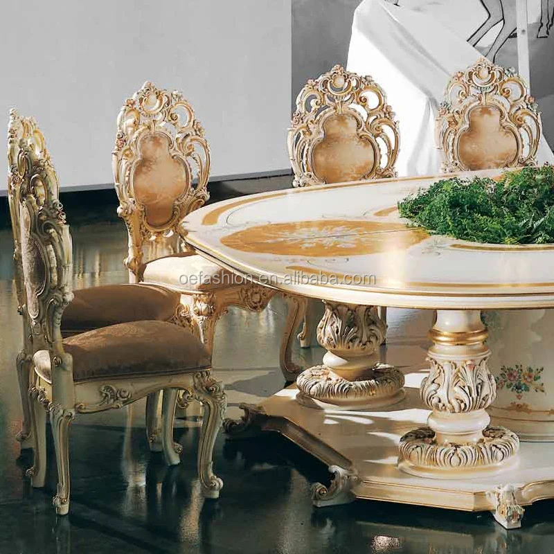 Luxury Rectangle Dining Table For Big Family / Luxury Home Dining Room