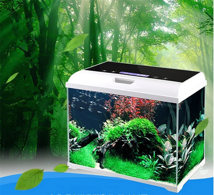 Sunsun New Design Nano View Low Iron Glass Mini Fish Aquarium With Led ...