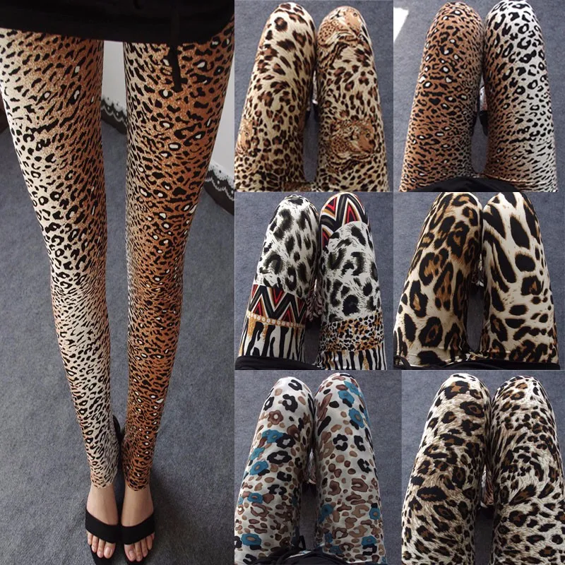 leopard velvet pants