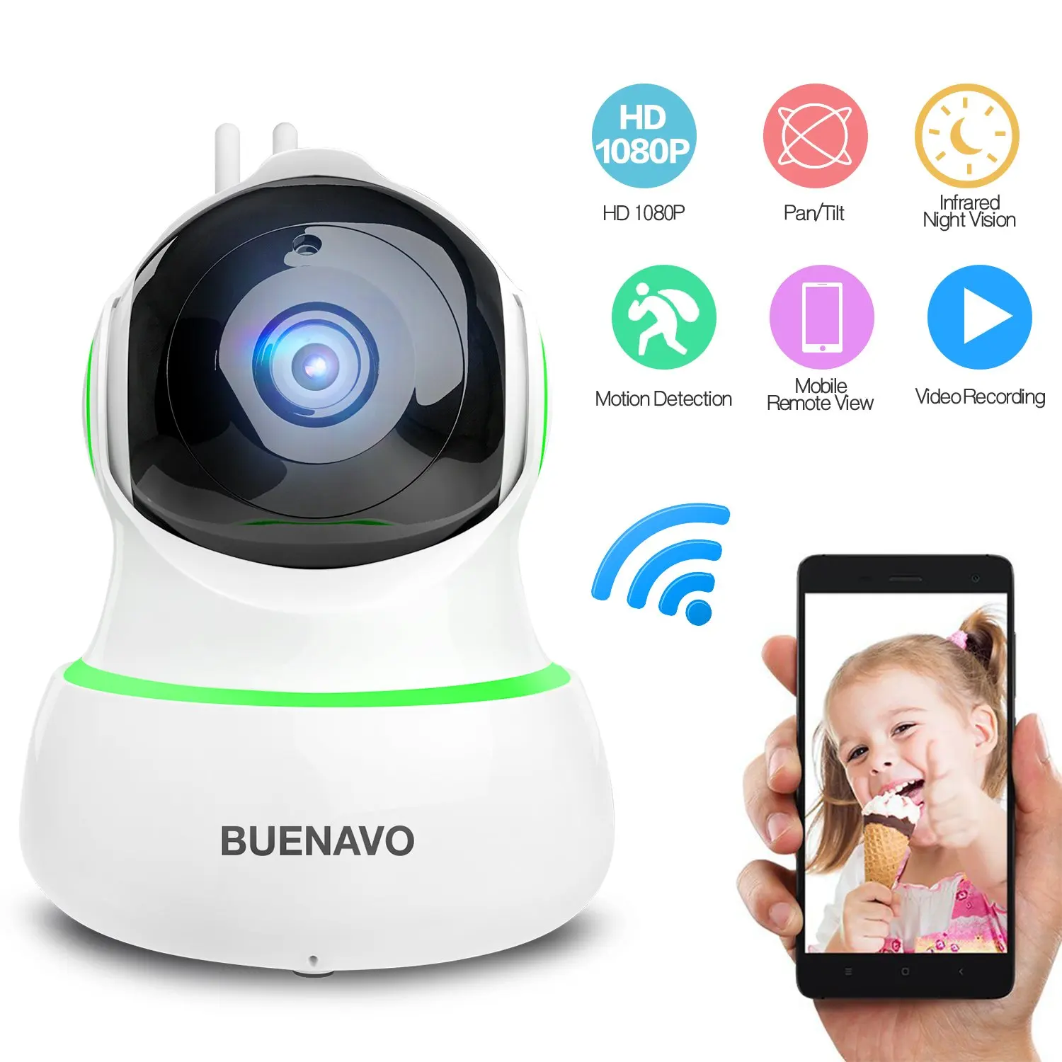 Buy [Baby Cry Detection] UnionCam Q2 Pro HD Wireless Security Camera