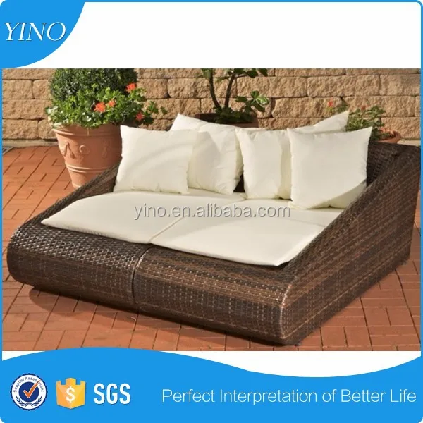 Doppel Sonnenliege Rattan sdatec.com
