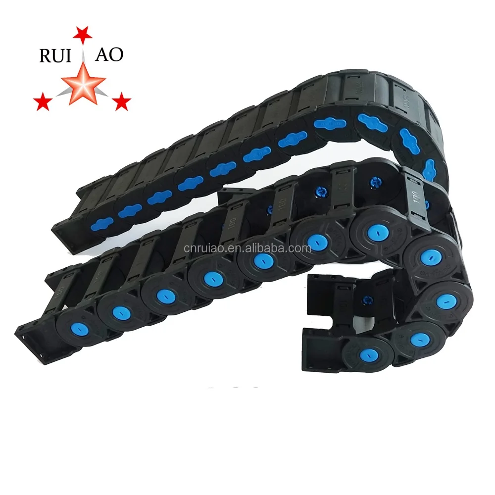 Ruiao Flexible Plastic Drag Carrier Power Track Flexible Cable Chain 