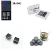 Hot Sale Anniversary Gifts & Decoration Black whiskey rocks passing FDA test/ice cube stones in bar