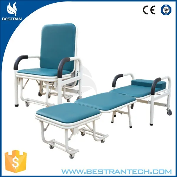China Btcn003 Hospital Metal Folding Chair Bed,Chairs For The Elderly