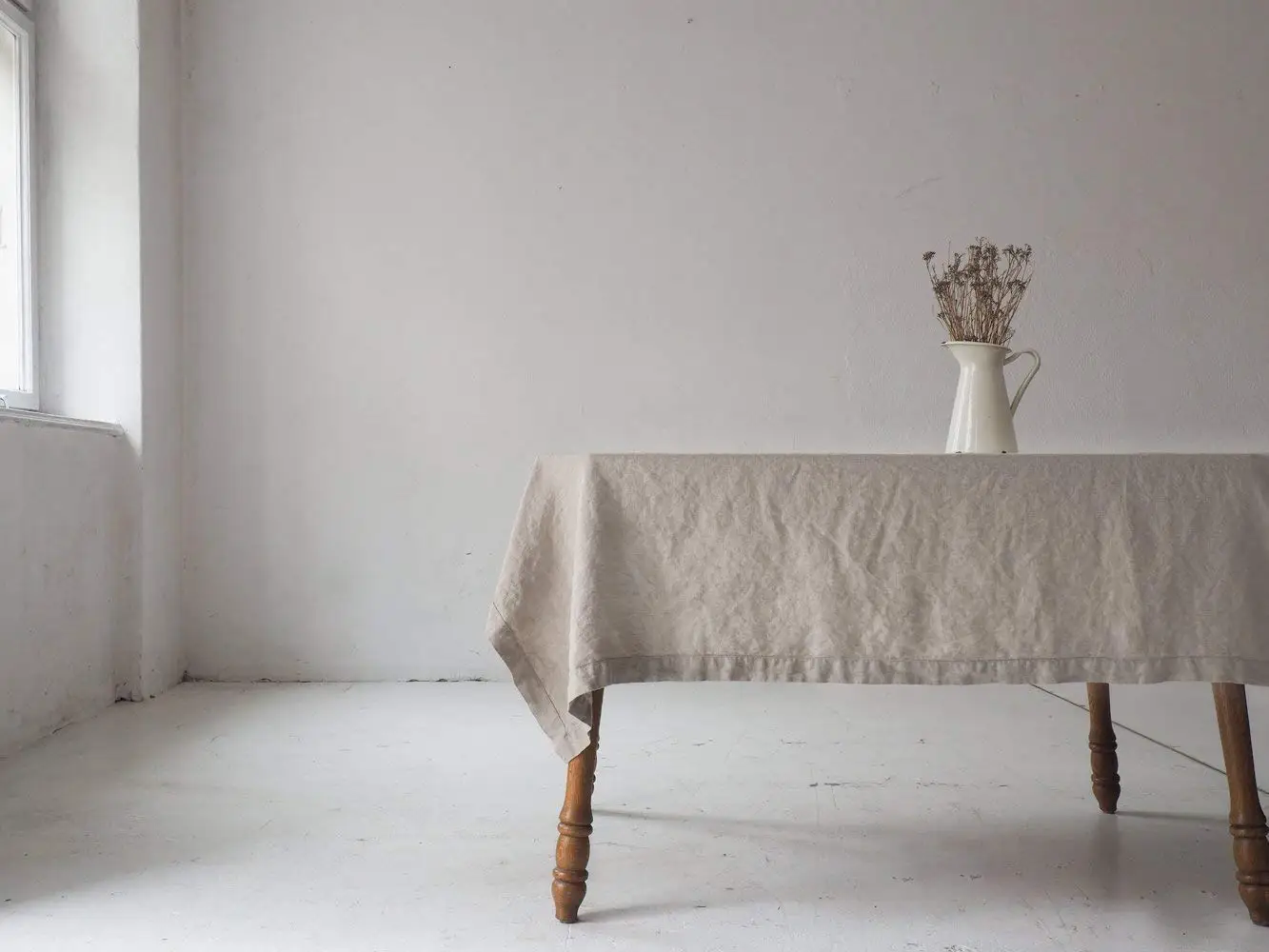 Extra natural linen 100% European linen tablecloth, custom sizes tablecloth, wedding tablecloth, christmas tablecloth, table decoration