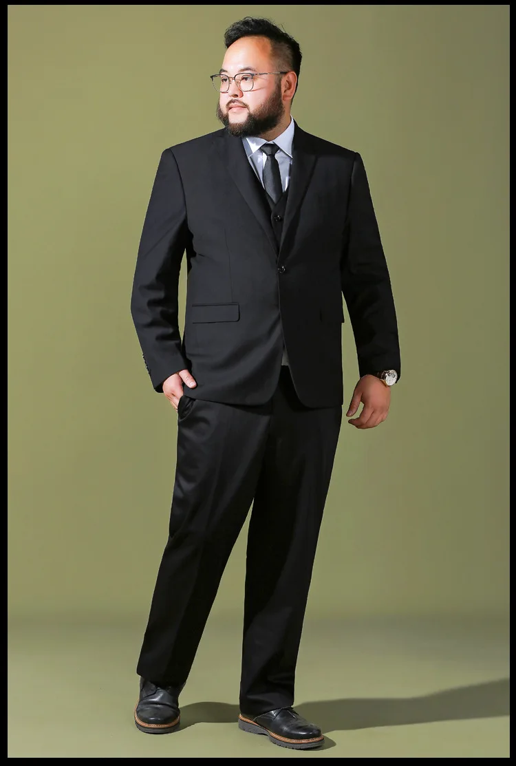 Super Large Size For Fat Men 3xl-9xl Men's Blazer Big Men's Suit Solid