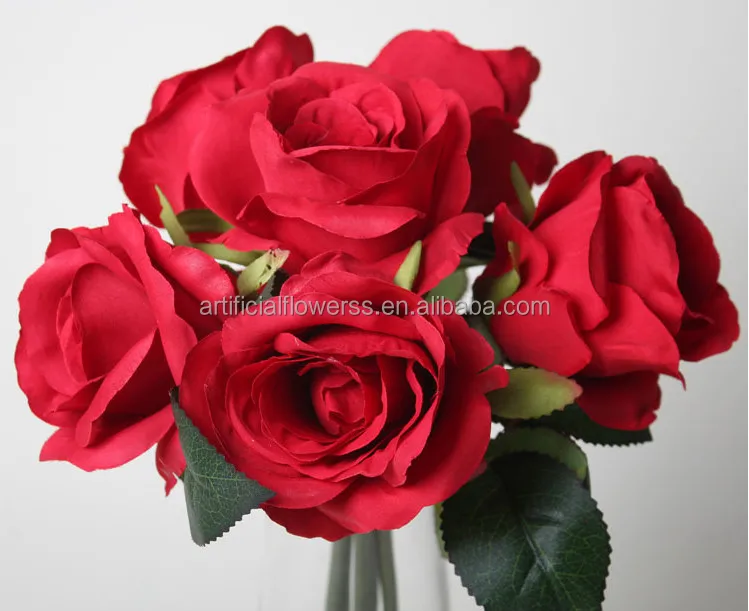 2015 Wholesale Artificial Fabric Flowers Wholesale Handmade Flower
