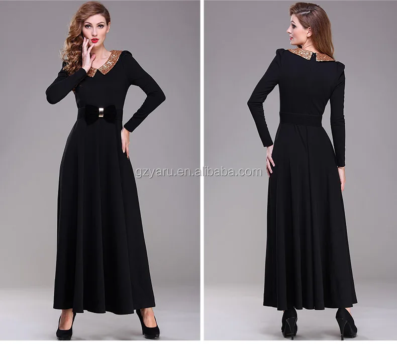 long sleeve indian gown