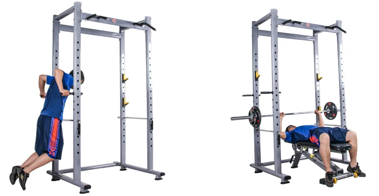 Heavy Commercial Gym Machine Fitness Equipment Weight Lifting Rack Squat Rack Power Cage