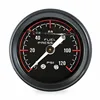 1.5"(40mm) back connection silicone filled fuel pressure gauge 1/8NPT 0-8bar/0-120psi