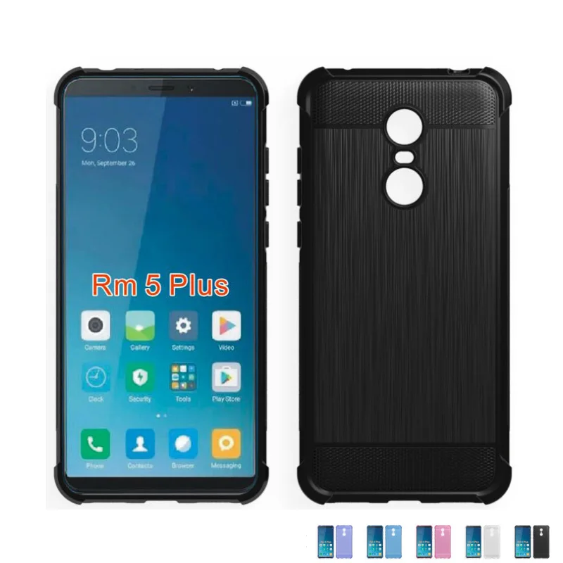 Cell phone Case for Xiaomi Redmi Note 5 / for Redmi 5 Plus TPU cover, Leather case, Glass Screen protector