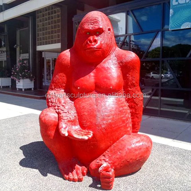 life size resin gorilla