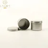 120ml Luxury Black Round Aluminum Tin Cans 4OZ Round Metal Tin Container Screw Top Steel Tin Cans Cosmetic Sample Containers Can