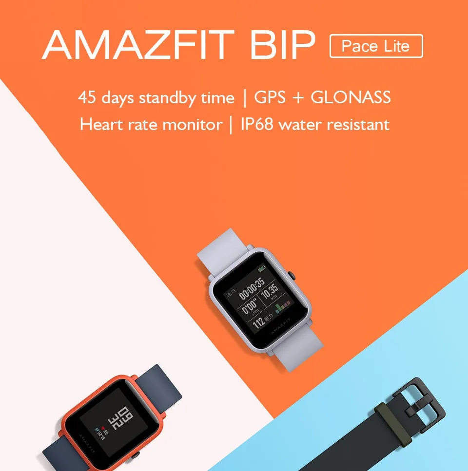Global Version Xiaomi Huami Amazfit Bip 4g Fitness Wrist Watch Top