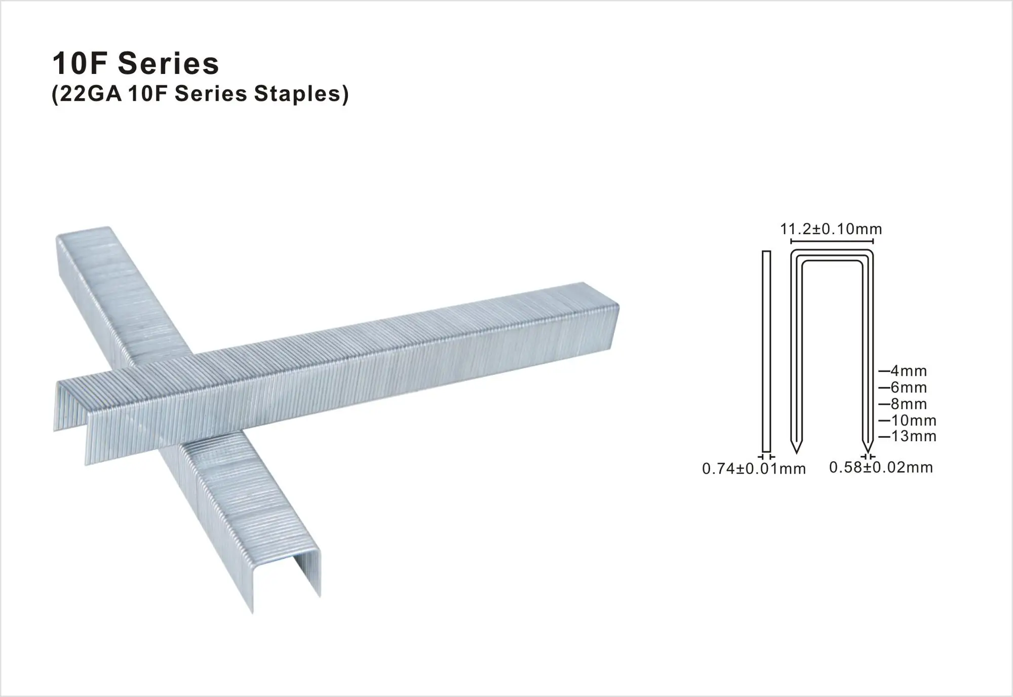 22ga 10f Series Staples For Upholstery Furniture Staples 1004f 1006f