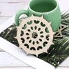 Wood Table Mat Placement Wooden Coasters Cute Fish Shape Place Mat for Dining Table Accessories Kitchen Mats & Pads