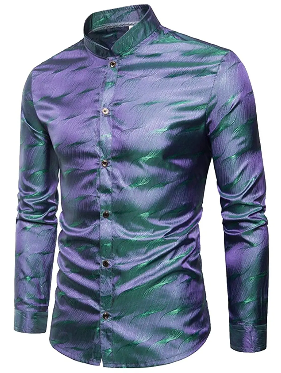 metallic color shirts